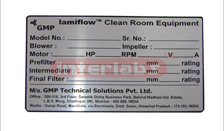 Metal Labels For Engineering Goods